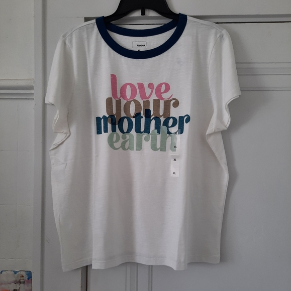 Sonoma Tops - Graphic love your mother earth tee shirt XL